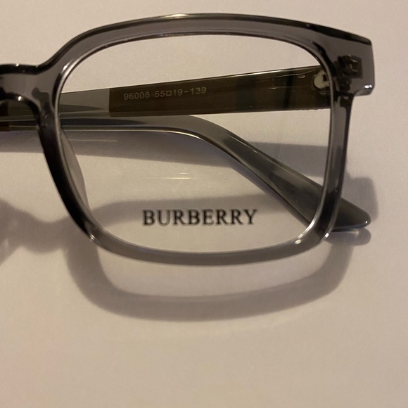 Burberry 96006 55/19 Square Gray Eyeglass Frame/ Unisex - Picture 3 of 7